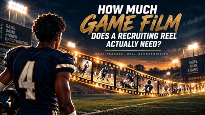 How much game film does a recruiting reel actually need?